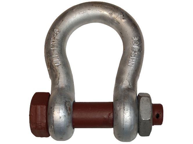 Hovedbilde B-sjakkel Alloy Red Pin 