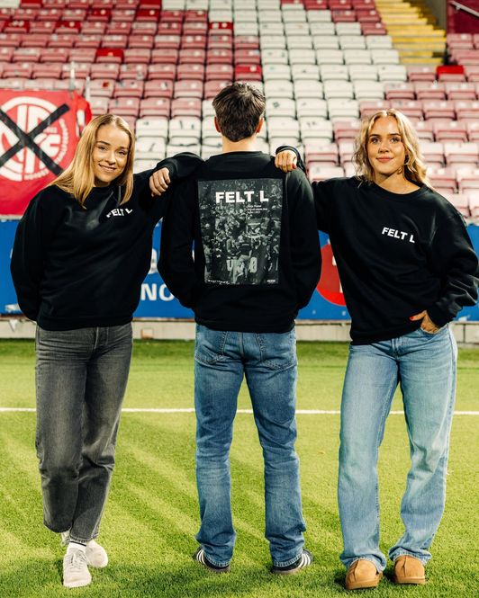 Hovedbilde Collegegenser Forza Felt L Stor